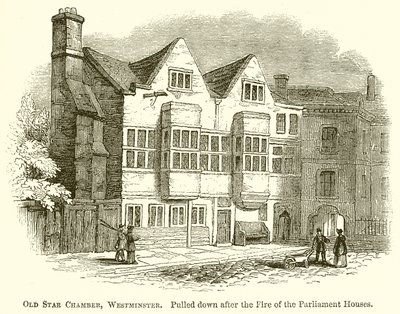 Old Star Chamber, Westminster af English School
