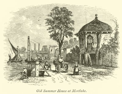 Old Summer House at Mortlake  af English School