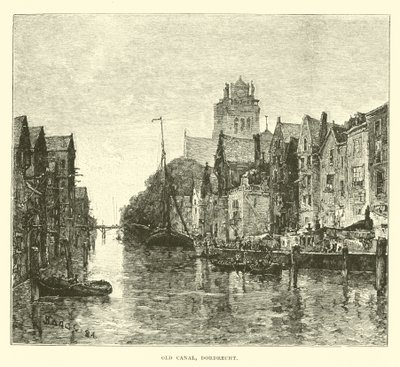 Gamle kanal, Dordrecht af English School