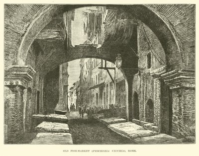 Gammelt fiskemarked, Pescheria Vecchia, Rom af English School