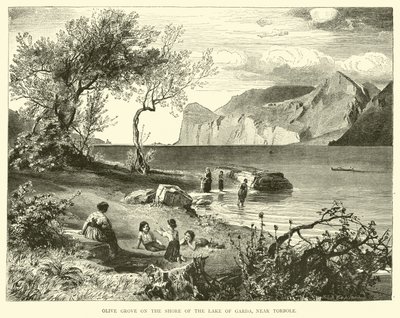 Olive Grove on the shore of the Lake of Garda, near Torbole  af English School