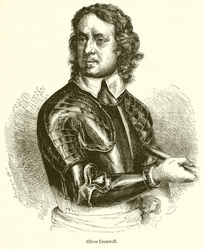 Oliver Cromwell af English School