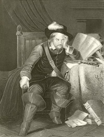 Oliver Cromwell af English School