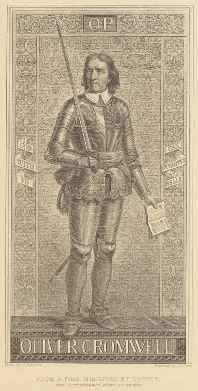Oliver Cromwell af English School