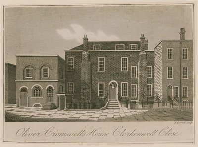 Oliver Cromwells hus, Clerkenwell Close, London af English School