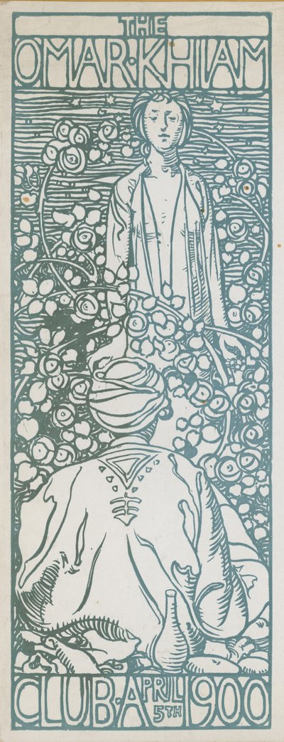 Omar Khayyam Club Dinner, 5. april 1900 af English School
