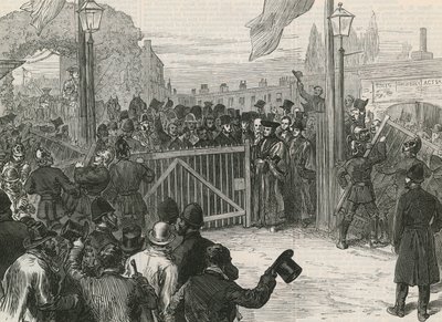 Åbning af Kew Bridge gratis af English School