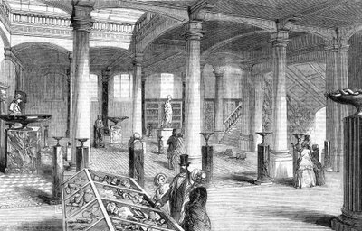 Åbning af Museum of Practical Geology, Jermyn Street, London - Den Store Sal af English School