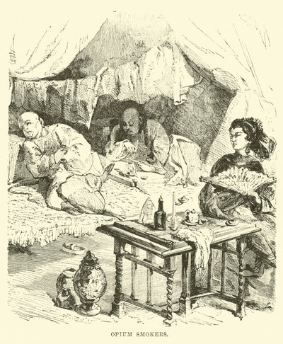 Opium rygere af English School