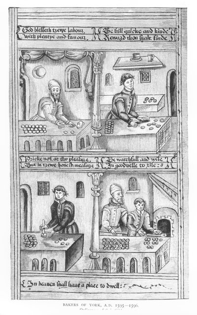 Ordinance of the Bakers of York, 1595-96 af English School
