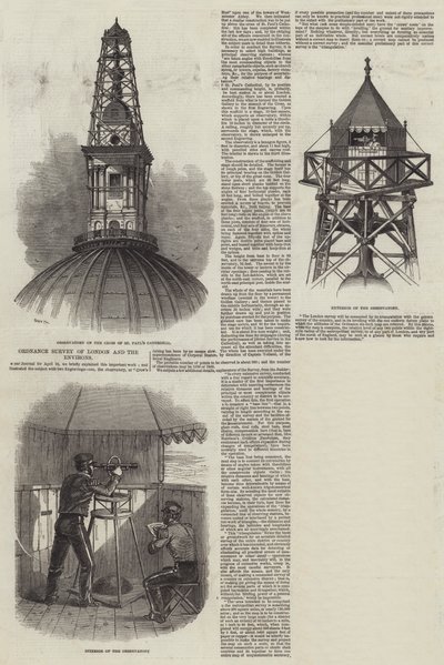 Ordnance Survey of London and the Environs (gravering) af English School