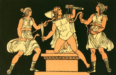 Orestes og Furies af English School
