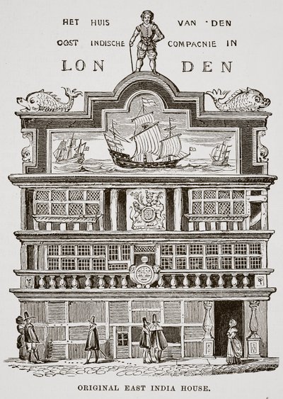 Original East India House von English School