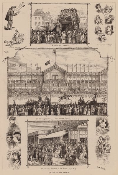 Oostende i sæsonen (kobberstik) af English School