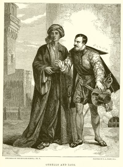 Othello og Iago af English School