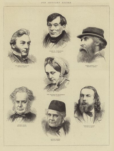 Vores nekrolog (gravering) af English School