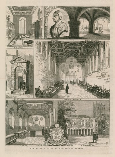 Vores kunstnere noterer på Westminster School af English School