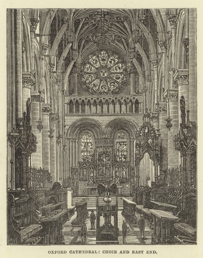 Oxford Cathedral, kor og østenden af English School