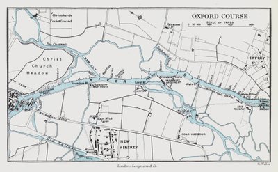 Oxford Course (farvet gravering) af English School