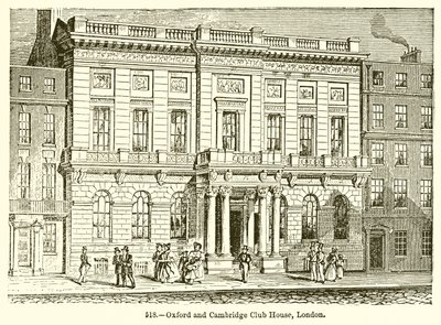 Oxford og Cambridge Club House, London af English School