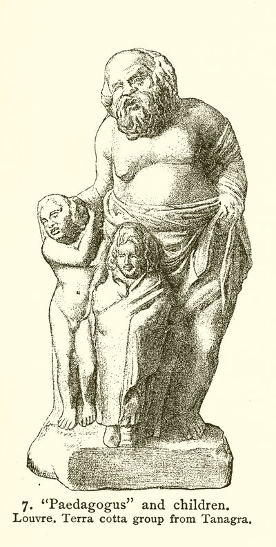 Pædagog og børn af English School