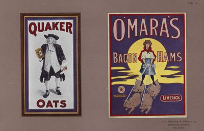 Side fra Jordans emaljerede skilte af English School