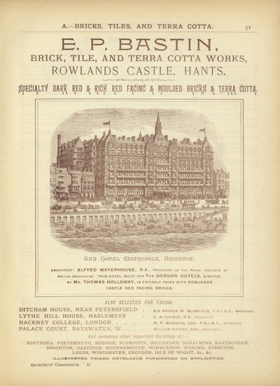 Side fra The Architects, Surveyors and Engineers Compendium 1892 af English School