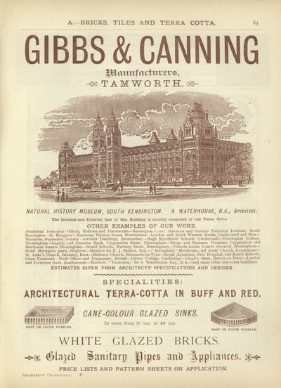 Side fra The Architects, Surveyors and Engineers Compendium 1892 af English School