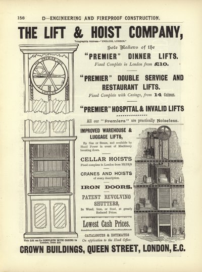 Side fra The Architects, Surveyors and Engineers Compendium 1892 af English School