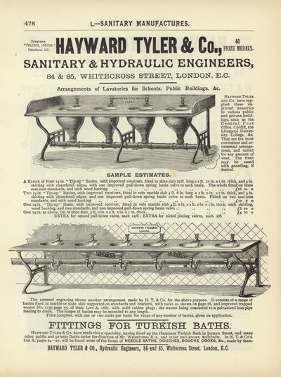 Side fra The Architects, Surveyors and Engineers Compendium 1892 af English School