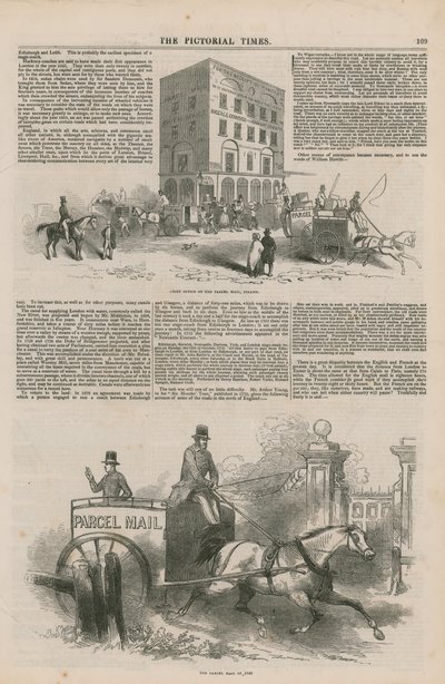 Side fra The Pictorial Times af English School
