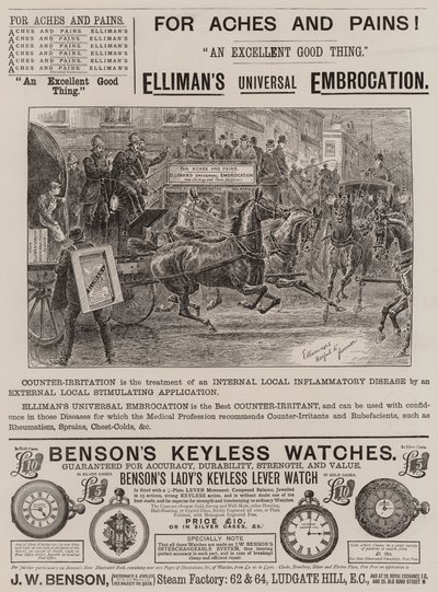 Annonceside (gravering) af English School