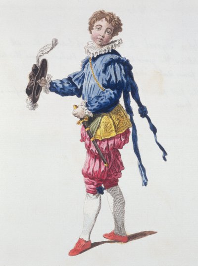 Pageboy ved hoffet under Edward VIs regeringstid af English School