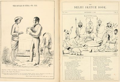 Sider fra The Delhi Sketchbook af English School