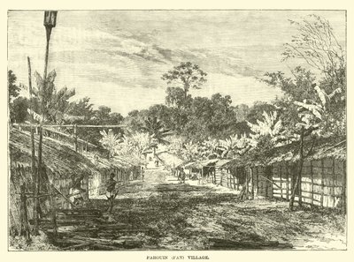 Pahouin (Fan) village  af English School