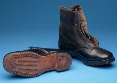 Et par Holdfast Miners-støvler, begyndelsen af 1900-tallet (læder) af English School