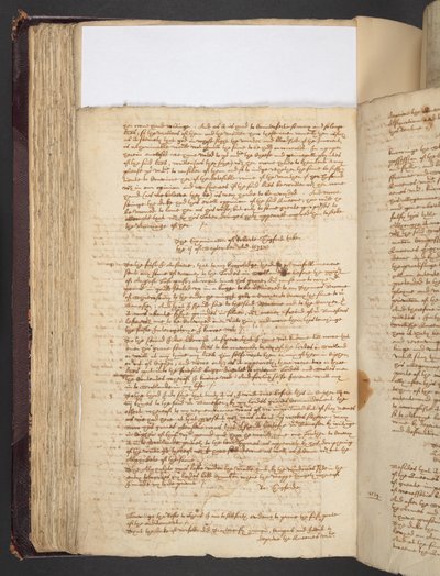 Papirer relateret til Mary Queen of Scots, Harley MS 290 f.115v, c.1550-1650 (pen & blæk på papir) af English School