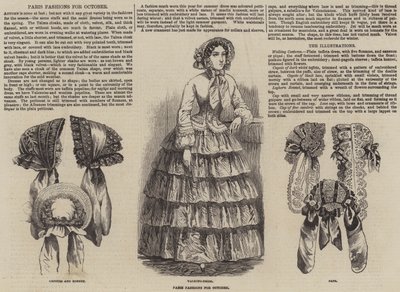 Paris Fashions til oktober (gravering) af English School