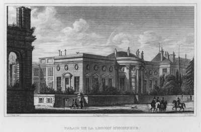 Paris, Æreslegionens palads (gravering) af English School