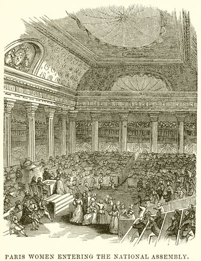 Paris-kvinder indtræder i nationalforsamlingen af English School