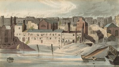 En del af ruinerne af Savoyen i 1816 af English School