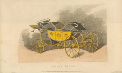 Patent Landau vogn af English School