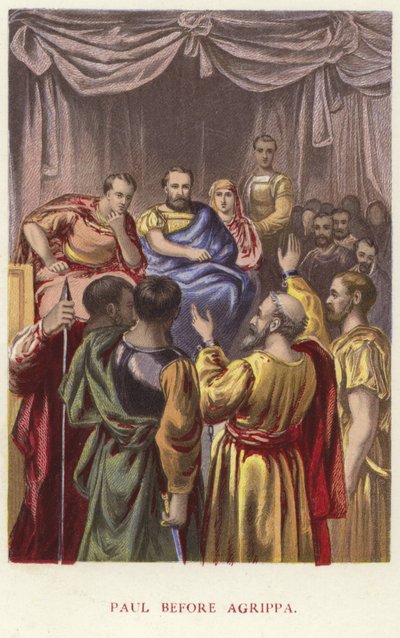 Paulus før Agrippa af English School