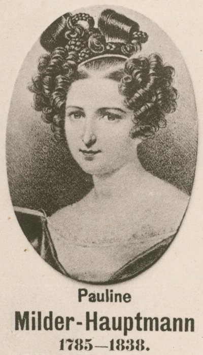 Pauline Milder-Hauptmann (dybtryk) af English School
