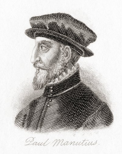 Paul Manutius af English School