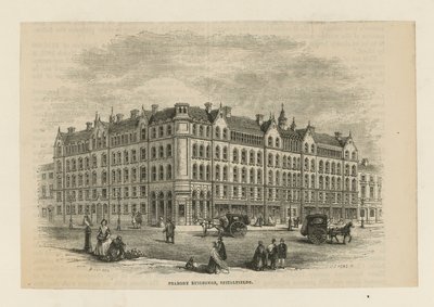 Peabody-bygninger i Spitalfields af English School