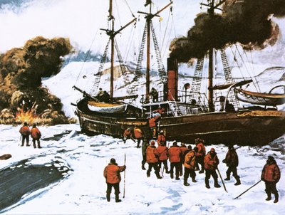 Pearys ekspedition til Nordpolen af English School