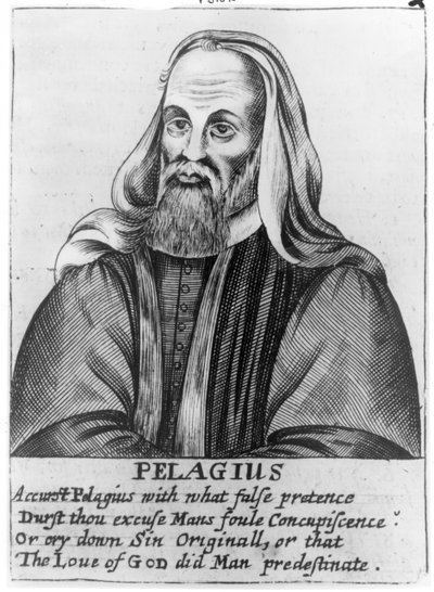 Pelagius (gravering) af English School