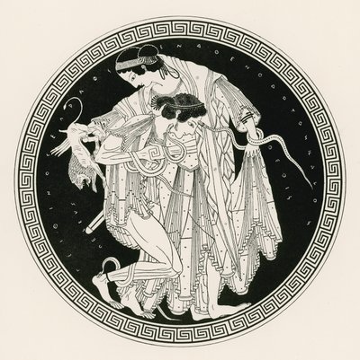 Peleus og Thetis (kobberstik) af English School
