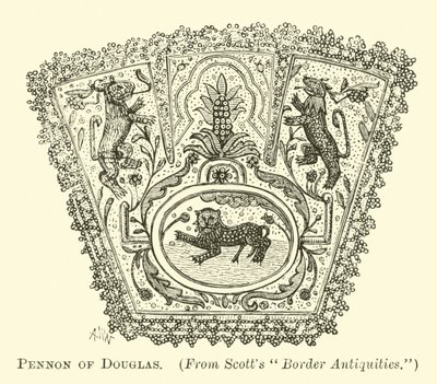 Pennon of Douglas  af English School